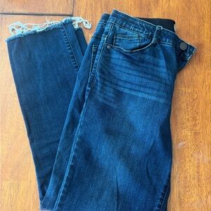 Wit & Wisdom Dark Blue Ankle Jeans